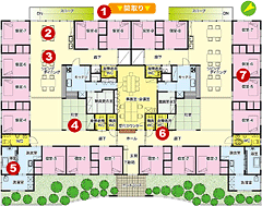 グループホーム正寿の光見取り図